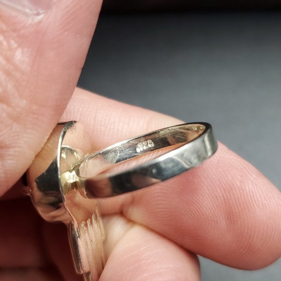 Size 7 Sterling Silver Sophie Blake Unique Design Ring - Picture 5 of 8